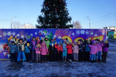 31.12.2016 года, наши дети посетили чудесное новогоднее представление разыгранное в детском парке «Сказка»