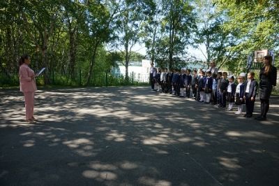 1 сентября в КГОБУ «Камчатская санаторная школа-интернат» состоялась торжественная линейка, посвящённая Дню знаний
