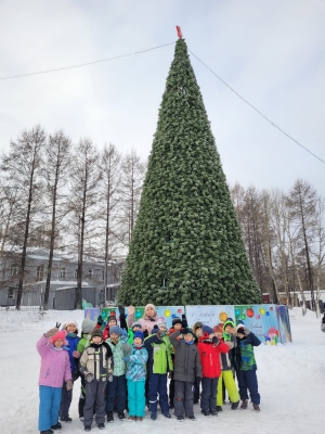31 декабря 2022 года воспитанники побывали в детском парке «Сказка» 