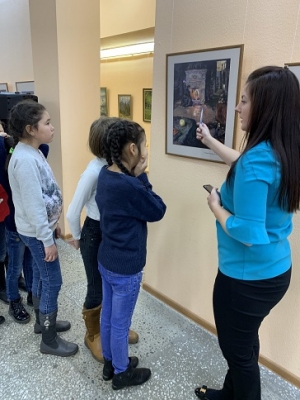 Воспитанники посещают  Краевой художественный музей