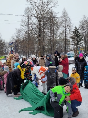 31 декабря 2022 года воспитанники побывали в детском парке «Сказка» 